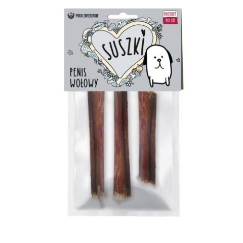 PAKA ZWIERZAKA Penis wołowy 3szt. PAKA ZWIERZAKA Penis wołowy 3szt.
