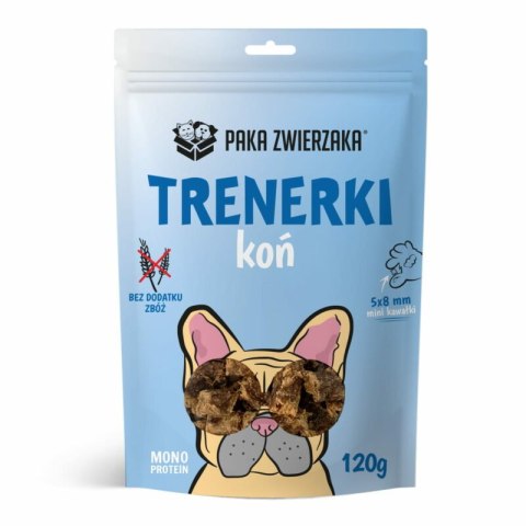 PAKA ZWIERZAKA Trenerki dla psa- konina 120g