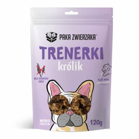 PAKA ZWIERZAKA Trenerki dla psa- królik 120g