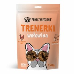 PAKA ZWIERZAKA Trenerki dla psa- wołowina 120g