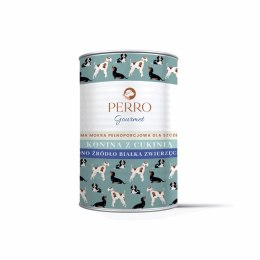 PERRO Karma mokra Gourmet KONINA z cukinią - dla szczeniąt wszystkich ras 400g