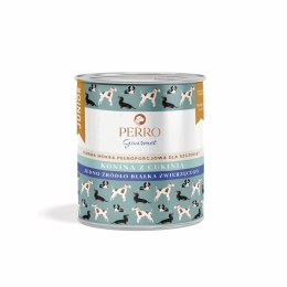PERRO Karma mokra Gourmet KONINA z cukinią - dla szczeniąt wszystkich ras 800g