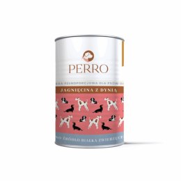 PERRO Karma mokra dla psa Jagnięcina z dynią - monobiałkowa formuła dla psów dorosłych 410g