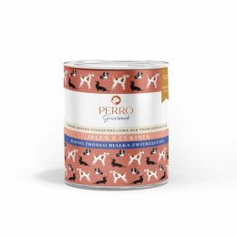 PERRO Karma mokra dla psa Jeleń z cukinią - monobiałkowa formuła dla psów dorosłych 800g