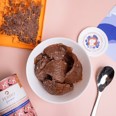 PERRO Karma mokra dla psa Jeleń z cukinią - monobiałkowa formuła dla psów dorosłych 800g