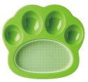 Pet Dream House Paw 2-in-1- Mała miska spowalniająca+ nakładka do lizania zielona Pet Dream House Paw 2-in-1- Mała miska spowalniająca+ nakładka do lizania zielona