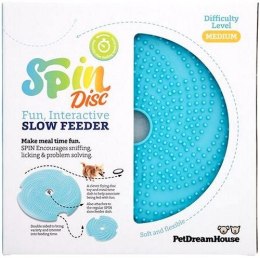Pet Dream House Spin Lick Frisbee- frisbee i mata do lizania 2w1 niebieska