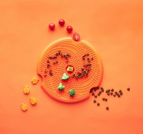 Pet Dream House Spin Lick Frisbee- frisbee i mata do lizania 2w1 niebieska