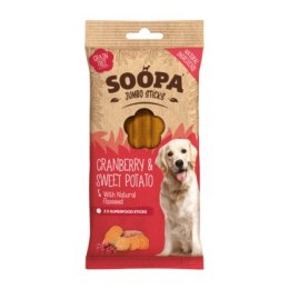 SOOPA Jumbo Dental Stick- Żurawina i Batat (170g)