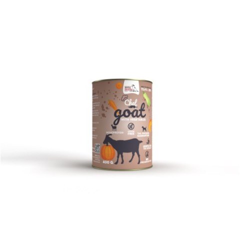 SYTA MICHA Karma Mokra dla psa CHEF Koza z warzywami 400g