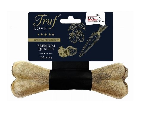 SYTA MICHA Kość do żucia dla psa TrufLOVE o smaku trufli letniej i truskawki 13,5cm SYTA MICHA Kość do żucia dla psa TrufLOVE o smaku trufli letniej i truskawki 13,5cm