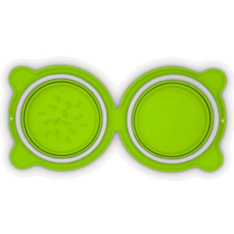 SYTA MICHA Miska składana podróżna dla psa 500ml - zielona SYTA MICHA Miska składana podróżna dla psa 500ml - zielona