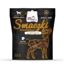 SYTA MICHA Smaczki treningowe z dziczyzną 50g