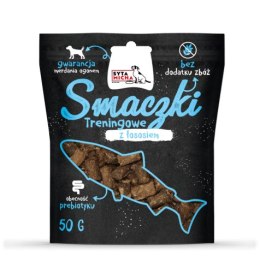 SYTA MICHA Smaczki treningowe z łososiem 50g