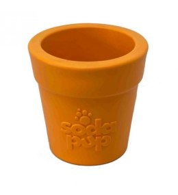 SodaPup Flower Pot Orange - doniczka na jedzenie dla psa