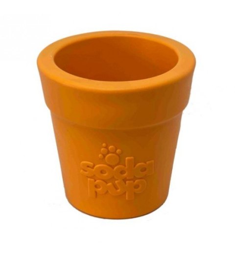 SodaPup Flower Pot Orange - doniczka na jedzenie dla psa