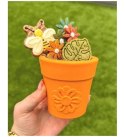 SodaPup Flower Pot Orange - doniczka na jedzenie dla psa