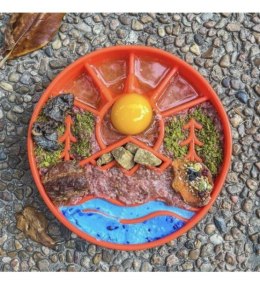 SodaPup Great Outdoors Design eBowl miska spowalniająca pomarańczowa