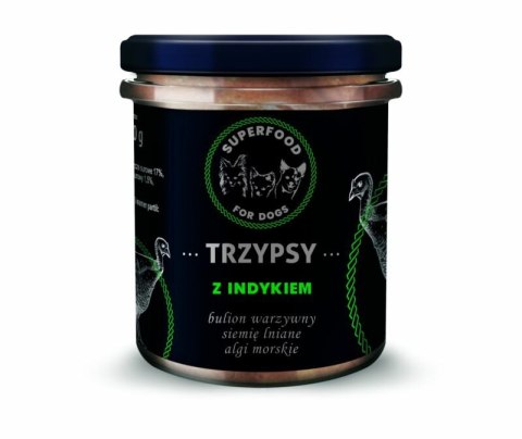 TRZYPSY Karma dla psa Wieprzowina z indykiem 300g