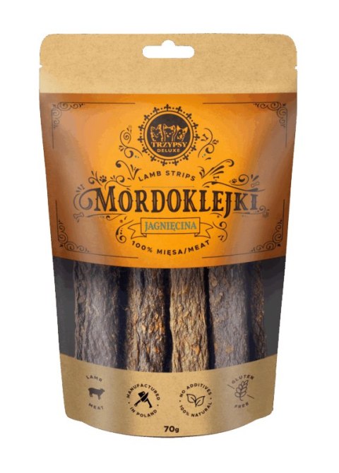 TRZYPSY Mordoklejki z jagnięciny dla psa 70g