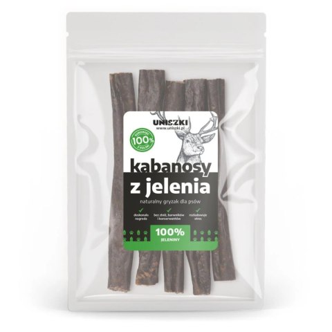 UNISZKI Kabanosy z jelenia 100g