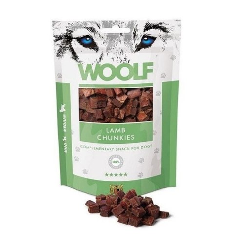 WOOLF LAMB CHUNKIES przysmaki dla psa 100g WOOLF LAMB CHUNKIES przysmaki dla psa 100g