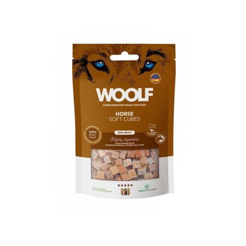WOOLF Soft Cubes 100g - Horse Monoprotein - Delikatne kosteczki z koniny dla psa WOOLF Soft Cubes 100g - Horse Monoprotein - Delikatne kosteczki z koniny dla psa