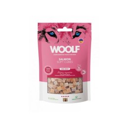 WOOLF Soft Cubes 100g - Salmon - Delikatne kosteczki z łososia i ryb atlantyckich dla psa