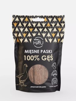WOW! HAU - Mięsne paski 100% GĘŚ 120g