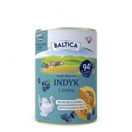 BALTICA Karma mokra dla psa Indyk z dynią 400g