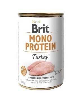 BRIT Mono Protein Adult Turkey- Mokra Karma dla psa 400g BRIT Mono Protein Adult Turkey- Mokra Karma dla psa 400g