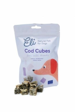 ELI Suszone Kostki ze skóry dorsza 80g
