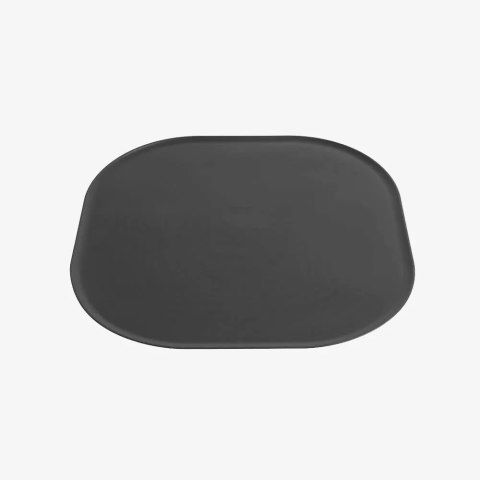 FIBOO Mata antypoślizgowa pod miski - 32×32 cm ciemno szara