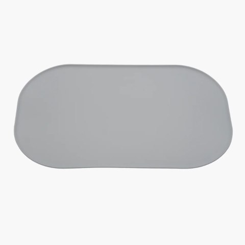 FIBOO Mata antypoślizgowa pod miski - 47×30 cm jasno szara