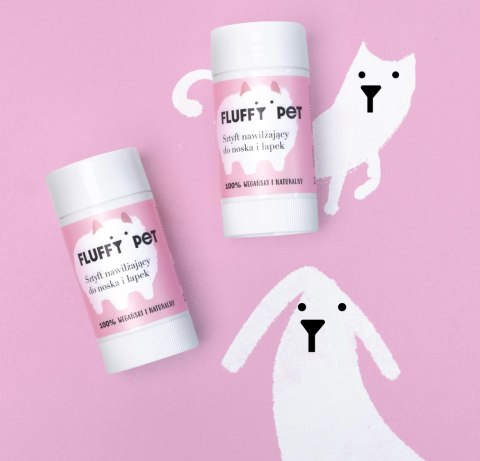 FLUFFY PET Sztyft nawilżający dla psa do łapek i noska 23ml FLUFFY PET Sztyft nawilżający dla psa do łapek i noska 23ml