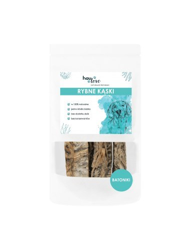 HAULOVE Rybne Kąski - Batoniki z dorsza 100g HAULOVE Rybne Kąski - Batoniki z dorsza 100g