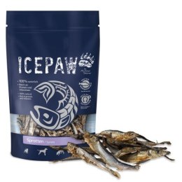 ICEPAW suszone szprotki - przysmak dla psów 250g