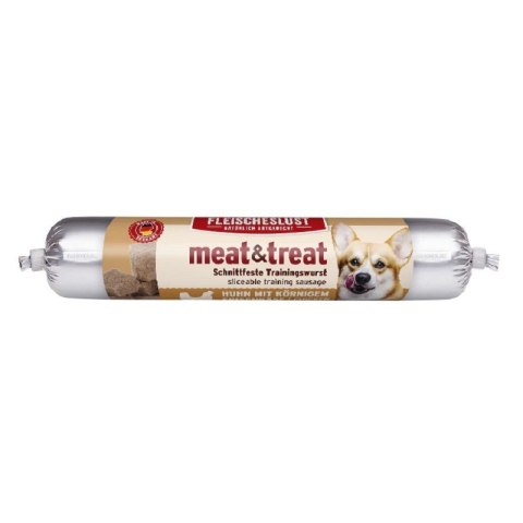 MEATLOVE- MEAT & TREAT 2.0 CHICKEN WITH CHEESE 80G- kurczak z serem