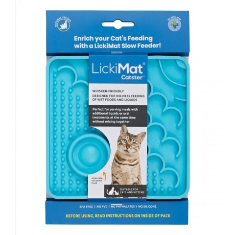 Mata LickiMat® Classic Catster™ turkusowa 15x15