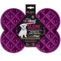 Miska slow food spowalniająca jedzenie SMALL SLODOG® fioletowa