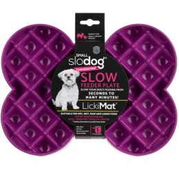 Miska slow food spowalniająca jedzenie SMALL SLODOG® fioletowa