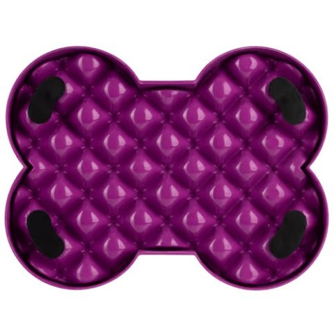 Miska slow food spowalniająca jedzenie SMALL SLODOG® fioletowa