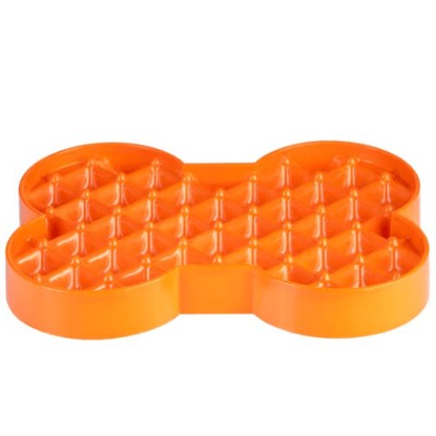 Miska slow food spowalniająca jedzenie SMALL SLODOG® pomarańczowa Miska slow food spowalniająca jedzenie SMALL SLODOG® pomarańczowa