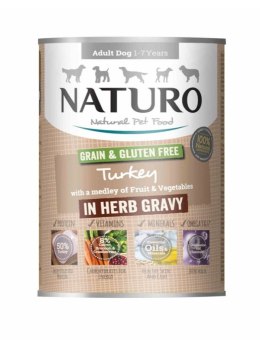 NATURO - karma mokra dla psa - INDYK w sosie 390g