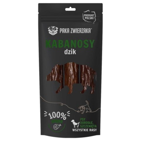 PAKA ZWIERZAKA Kabanosy dla psa z dzika 3 szt (80g)