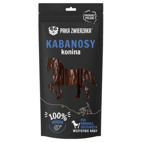 PAKA ZWIERZAKA Kabanosy konina 3 szt (80g) PAKA ZWIERZAKA Kabanosy konina 3 szt (80g)