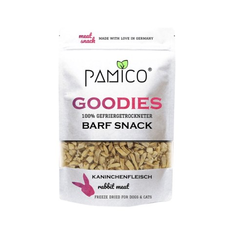 PAMICO- GOODIES MIĘSO KRÓLIKA FREEZE-DRIED 50G PAMICO- GOODIES MIĘSO KRÓLIKA FREEZE-DRIED 50G