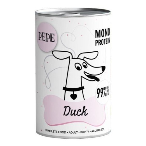 PEPE Duck (kaczka)- Karma mokra dla psa 400g