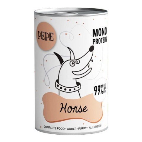 PEPE Horse (konina)- Karma mokra dla psa 400g