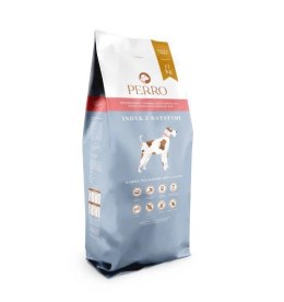 PERRO Karma sucha Indyk z batatami - bezzbożowa karma sucha dla psów dorosłych średnich i dużych ras 12kg